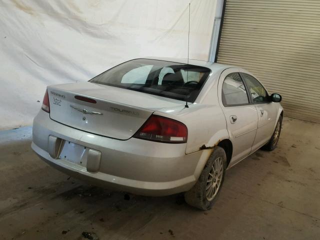 1C3EL56R94N350630 - 2004 CHRYSLER SEBRING LX SILVER photo 4