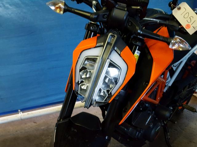 MD2JPJ402HC242261 - 2017 KTM DUKE 390 ORANGE photo 10