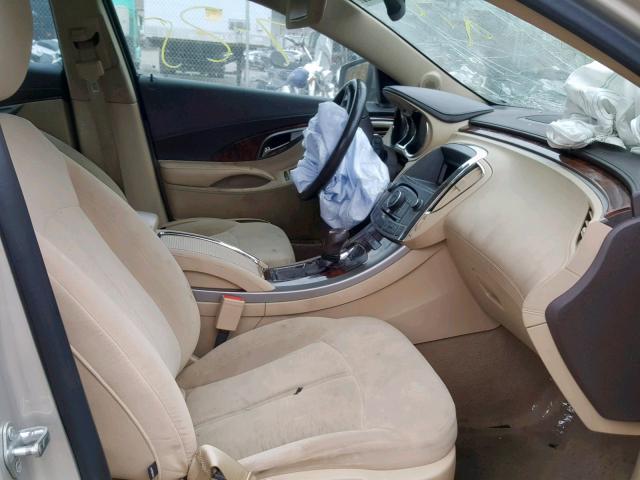 1G4GB5E37CF184892 - 2012 BUICK LACROSSE C BEIGE photo 5