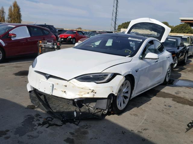 5YJSA1E28HF194635 - 2017 TESLA MODEL S WHITE photo 2