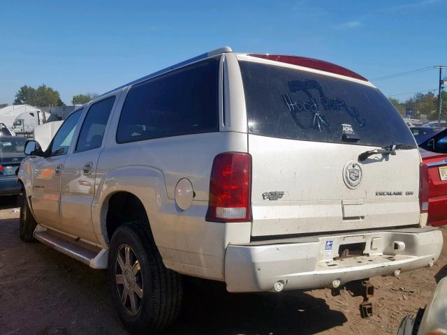 3GYFK66NX6G177292 - 2006 CADILLAC ESCALADE E WHITE photo 3