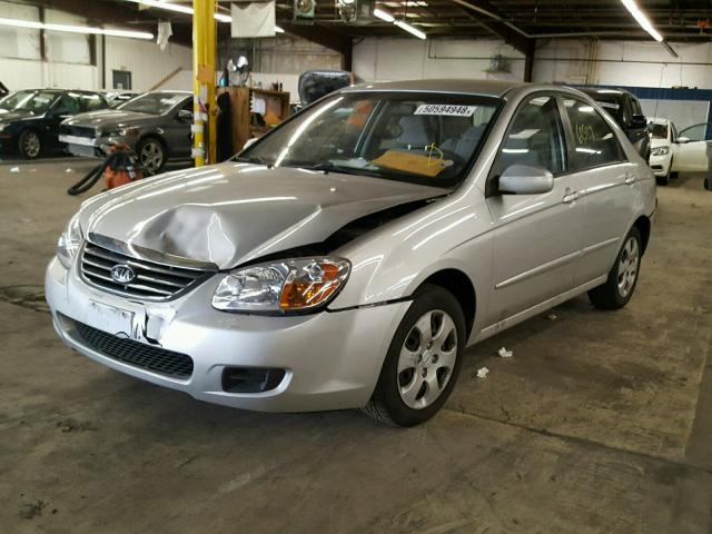 KNAFE121885531837 - 2008 KIA SPECTRA EX SILVER photo 2