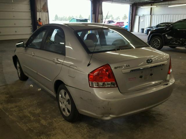 KNAFE121885531837 - 2008 KIA SPECTRA EX SILVER photo 3