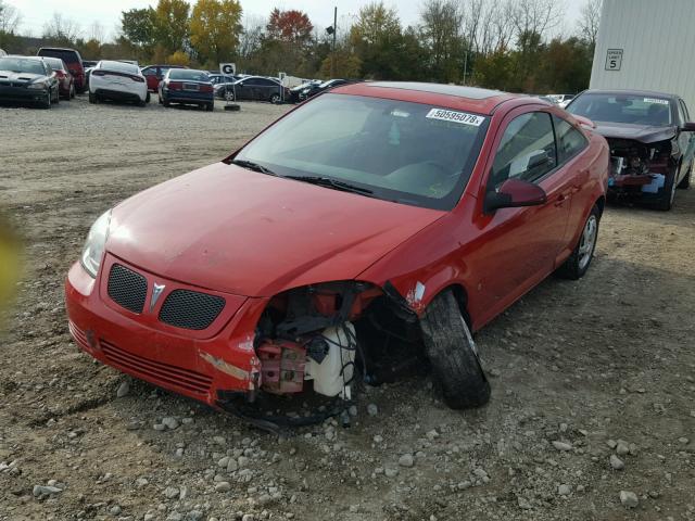 1G2AL18F487246034 - 2008 PONTIAC G5 RED photo 2