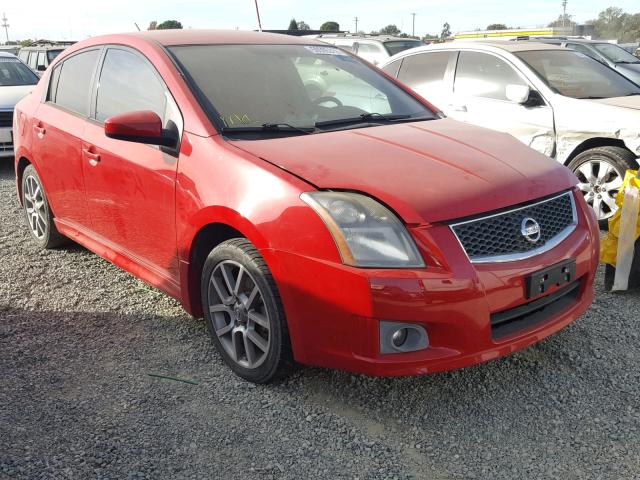 3N1BB61EX7L685222 - 2007 NISSAN SENTRA SE- RED photo 1