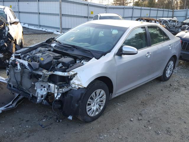 4T4BF1FK4ER396585 - 2014 TOYOTA CAMRY L SILVER photo 2
