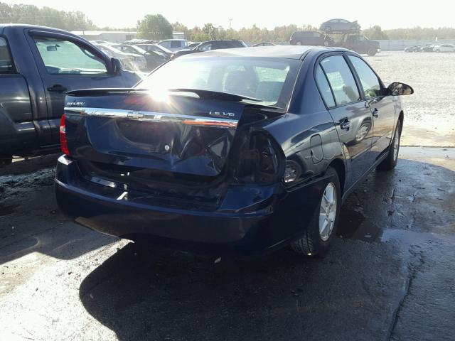 1G1ZT54845F324626 - 2005 CHEVROLET MALIBU LS 蓝色 照片 4