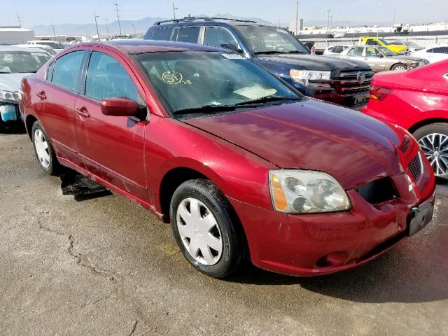 4A3AB36F64E081281 - 2004 MITSUBISHI GALANT ES MAROON photo 1