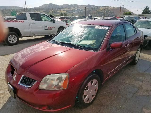 4A3AB36F64E081281 - 2004 MITSUBISHI GALANT ES MAROON photo 2