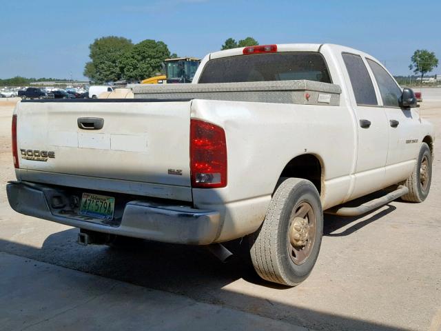 3D7KA28D44G246534 - 2004 DODGE RAM 2500 S Սպիտակ լուսանկար 4