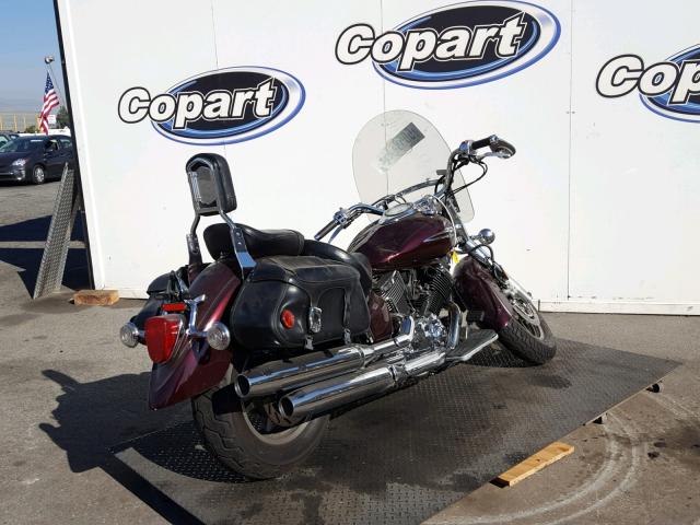 JYAVP11Y46A008824 - 2006 YAMAHA XVS1100 A MAROON photo 4