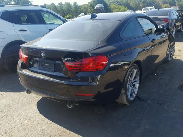 WBA3R1C53FK193545 - 2015 BMW 435 I BLACK photo 4