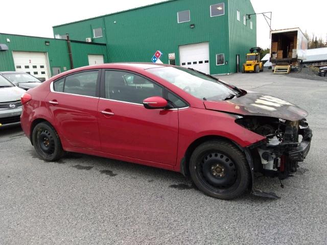 KNAFX4A80E5168388 - 2014 KIA FORTE EX RED photo 1