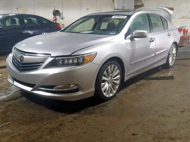 JH4KC1F50EC002926 - 2014 ACURA RLX TECH SILVER photo 2