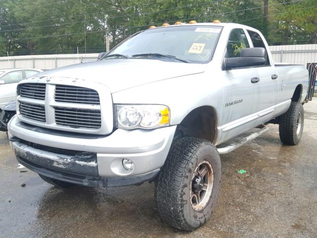 3D7LS38C95G712314 - 2005 DODGE RAM 3500 S SILVER photo 2