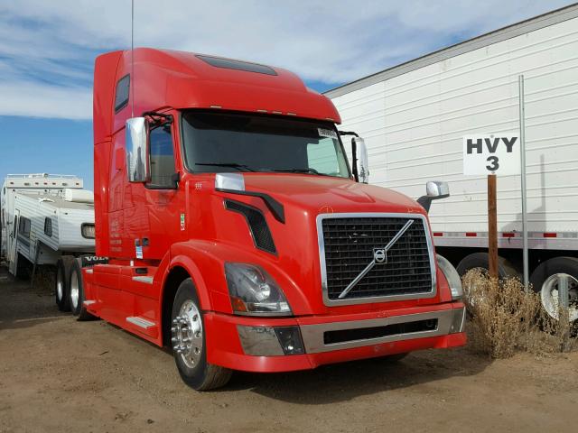 4V4NC9TJ2EN161020 - 2014 VOLVO VN VNL RED photo 1