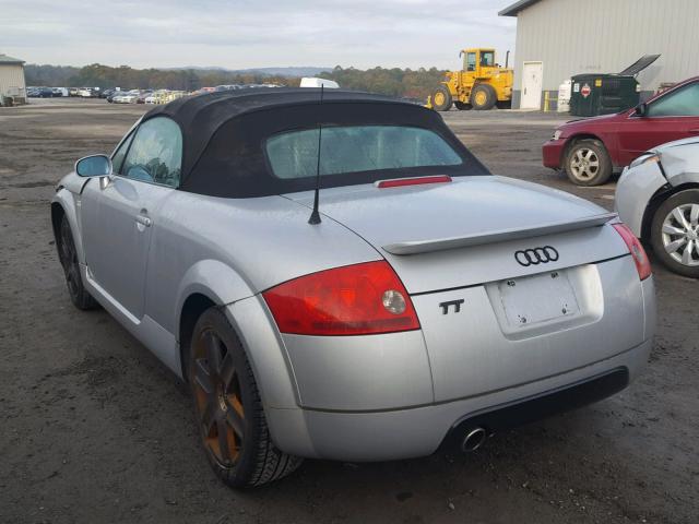 TRUTC28N341009135 - 2004 AUDI TT SILVER photo 3