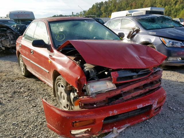 JF1GC4358WH500413 - 1998 SUBARU IMPREZA L RED photo 1