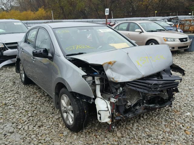 3N1AB6AP0CL717473 - 2012 NISSAN SENTRA 2.0 GRAY photo 1