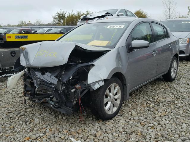 3N1AB6AP0CL717473 - 2012 NISSAN SENTRA 2.0 GRAY photo 2