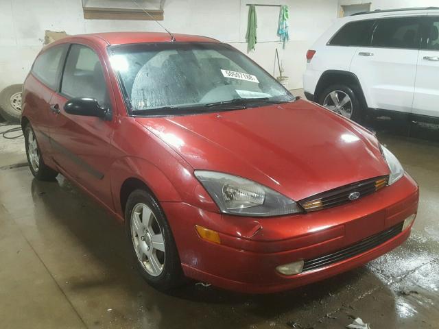 3FAFP31333R132177 - 2003 FORD FOCUS ZX3 RED photo 1