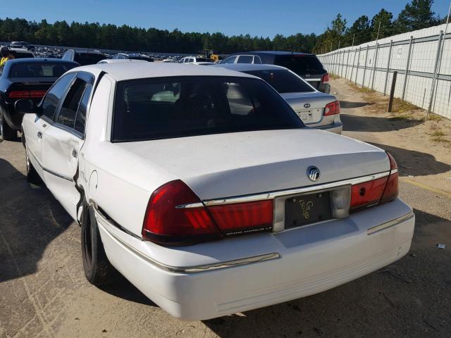 2MEFM75W2WX648260 - 1998 MERCURY GRAND MARQ WHITE photo 3