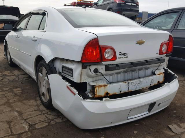 1G1ZJ57759F240281 - 2009 CHEVROLET MALIBU 2LT WHITE photo 3