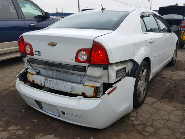 1G1ZJ57759F240281 - 2009 CHEVROLET MALIBU 2LT WHITE photo 4