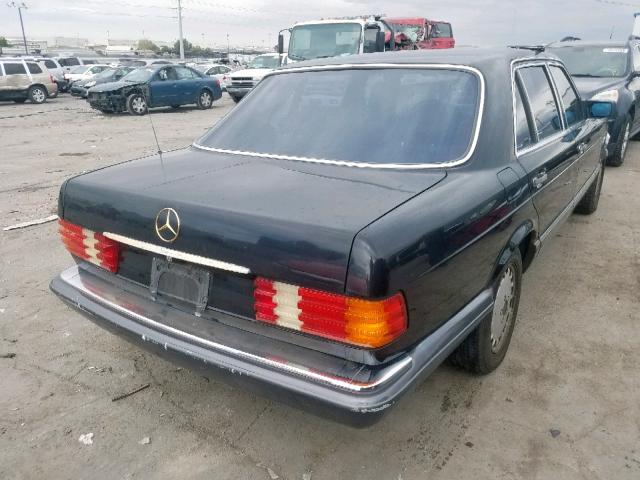 WDBCA25D1KA448499 - 1989 MERCEDES-BENZ 300 SEL BLACK photo 4