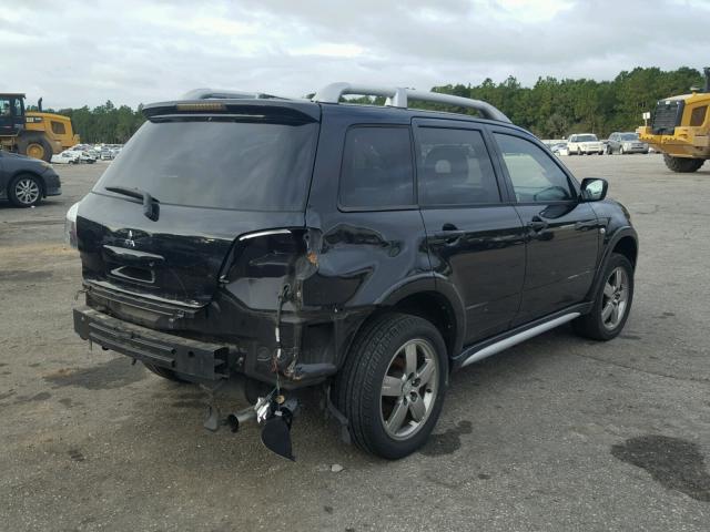 JA4LX41F86U018972 - 2006 MITSUBISHI OUTLANDER BLACK photo 4