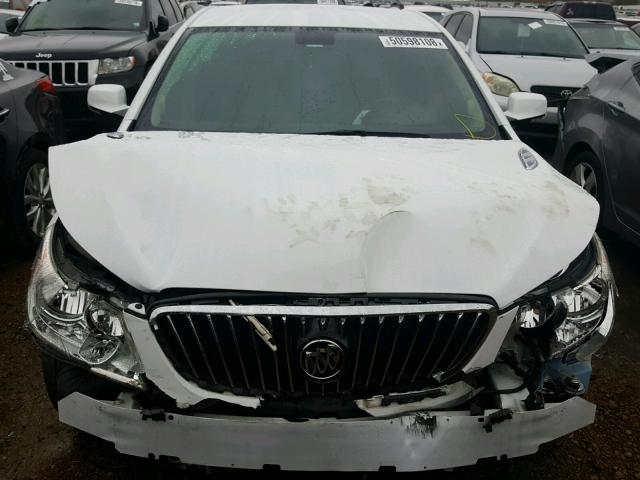 1G4GC5E31DF305351 - 2013 BUICK LACROSSE WHITE photo 7