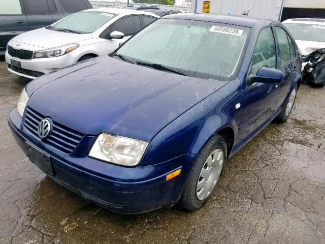 3VWRK69M63M187656 - 2003 VOLKSWAGEN JETTA GL BLUE photo 2