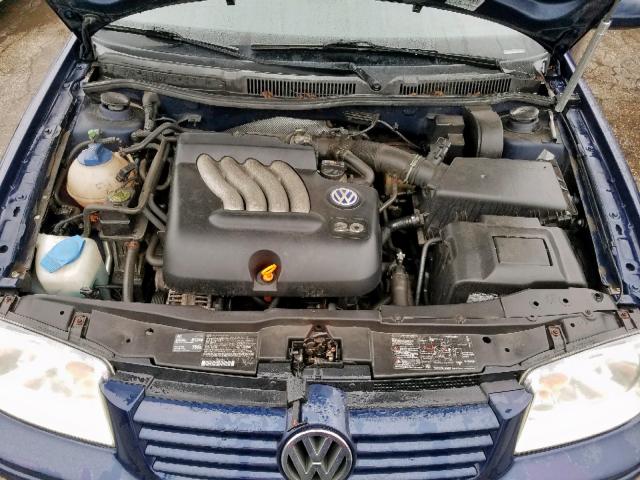 3VWRK69M63M187656 - 2003 VOLKSWAGEN JETTA GL BLUE photo 7