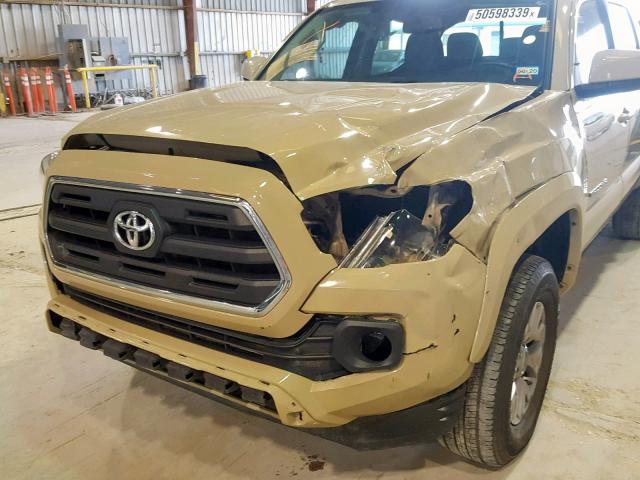 5TFCZ5AN3HX096980 - 2017 TOYOTA TACOMA DOU TAN photo 9