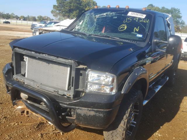 1FTWW31P47EA69261 - 2007 FORD F350 SRW S BLACK photo 2