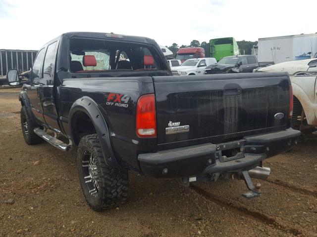 1FTWW31P47EA69261 - 2007 FORD F350 SRW S BLACK photo 3