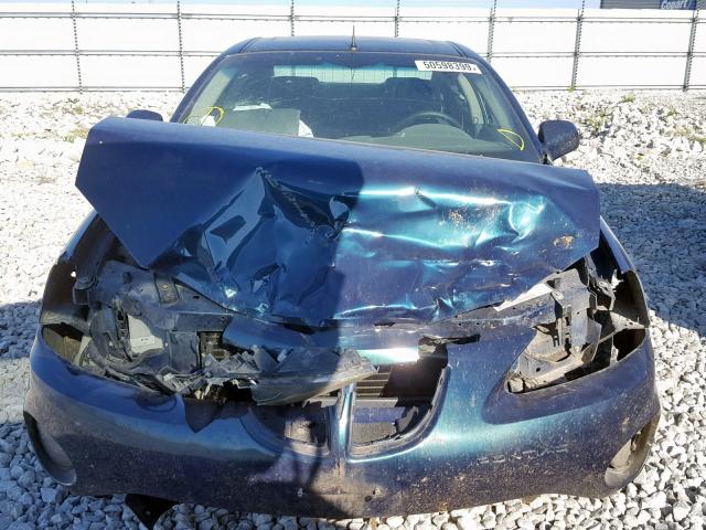 2G2WS522551241066 - 2005 PONTIAC GRAND PRIX BLUE photo 7