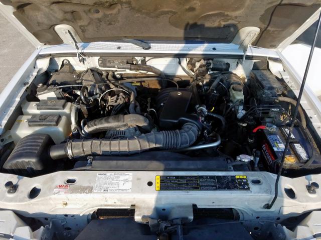 4F4YR46U25PM01615 - 2005 MAZDA B3000 CAB WHITE photo 7