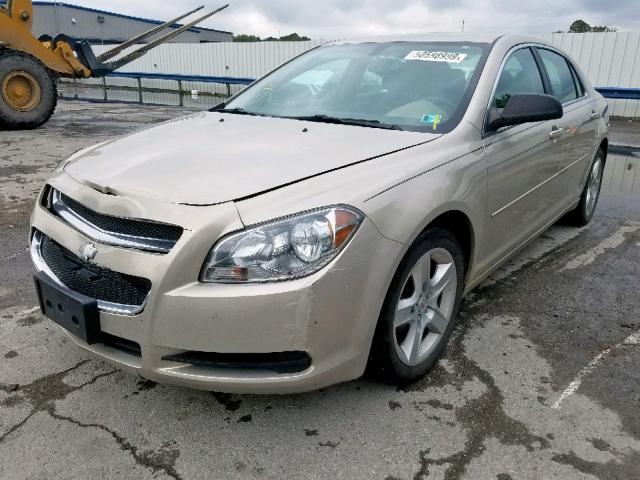 1G1ZB5E12BF201410 - 2011 CHEVROLET MALIBU LS GOLD photo 2