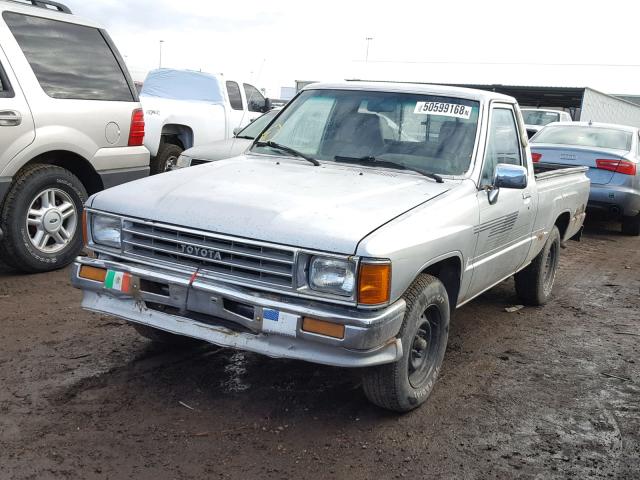 JT4RN50R4H0233248 - 1987 TOYOTA PICKUP 1/2 SILVER photo 2