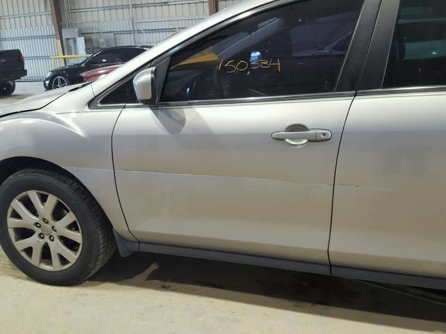 JM3ER293680169754 - 2008 MAZDA CX-7 SILVER photo 9