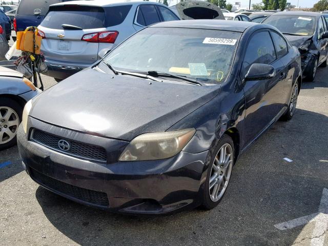 JTKDE177260138278 - 2006 TOYOTA SCION TC შავი ფოტო 2