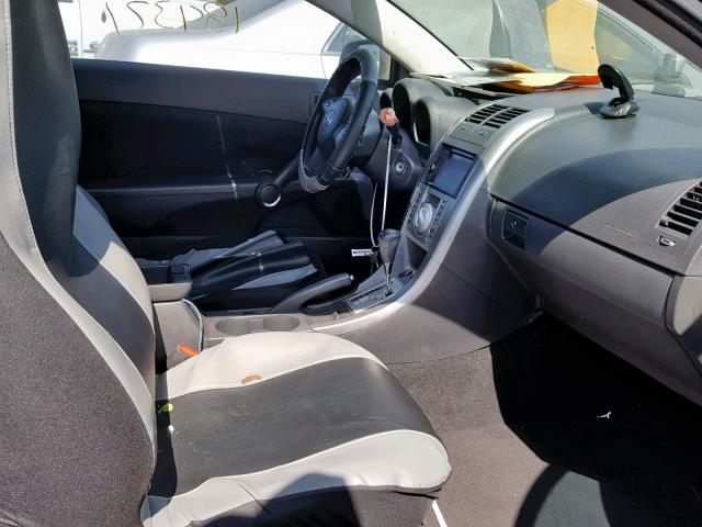 JTKDE177260138278 - 2006 TOYOTA SCION TC შავი ფოტო 5