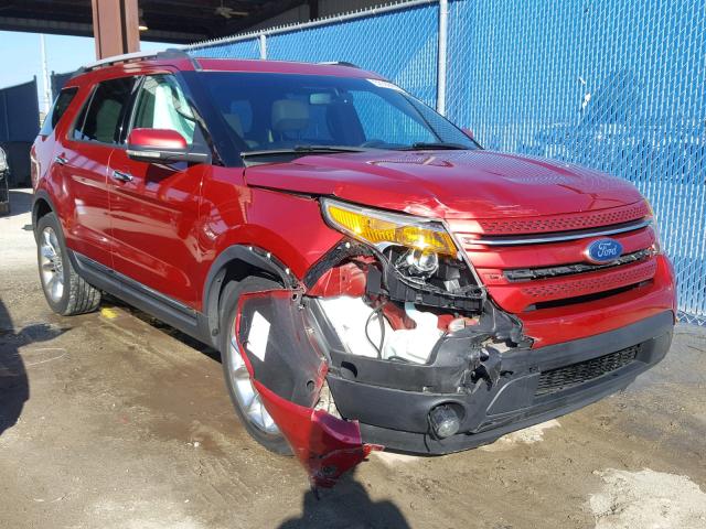 1FMHK7F89CGA91294 - 2012 FORD EXPLORER L RED photo 1