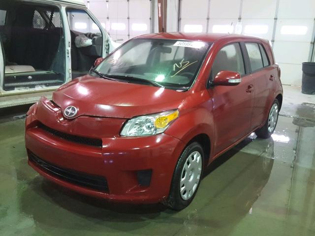 JTKKU4B40B1014815 - 2011 TOYOTA SCION XD RED photo 2