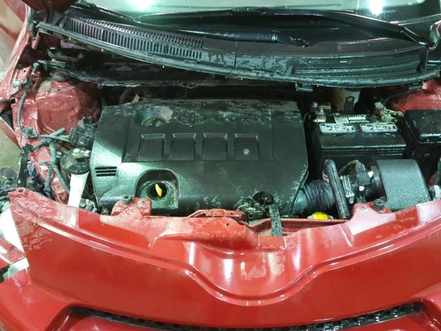 JTKKU4B40B1014815 - 2011 TOYOTA SCION XD RED photo 7