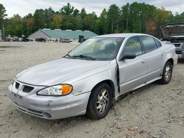 1G2NF52E93M735135 - 2003 PONTIAC GRAND AM S SILVER photo 2