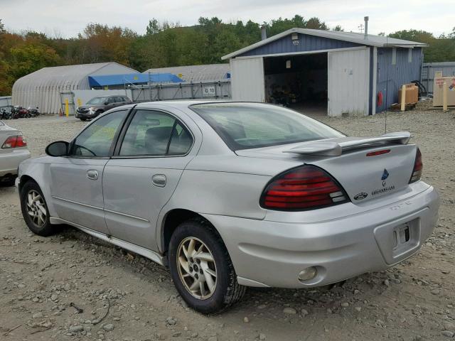 1G2NF52E93M735135 - 2003 PONTIAC GRAND AM S SILVER photo 3
