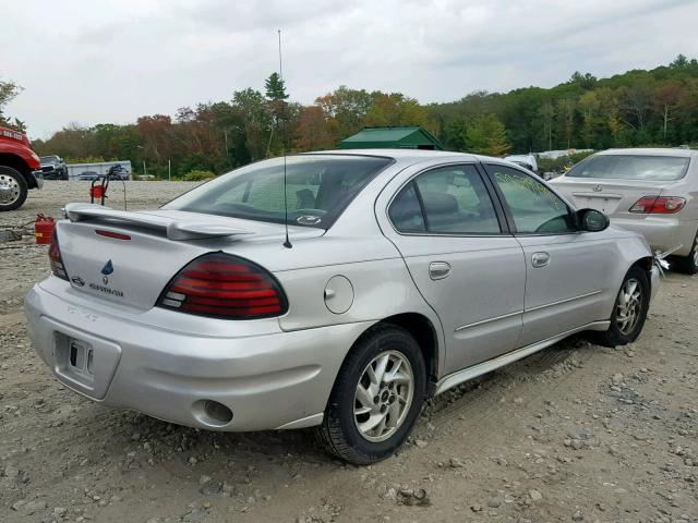 1G2NF52E93M735135 - 2003 PONTIAC GRAND AM S SILVER photo 4