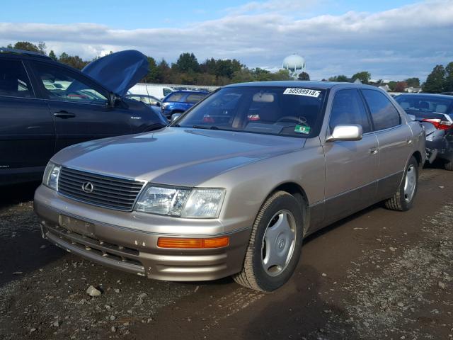 JT8BH28F0V0092030 - 1997 LEXUS LS 400 TAN photo 2